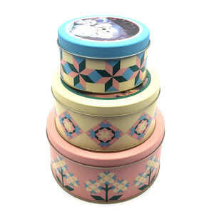 Country Bears Nesting Tins Set of 3 Vintage 1988 Current Inc NEW OLD STOCK